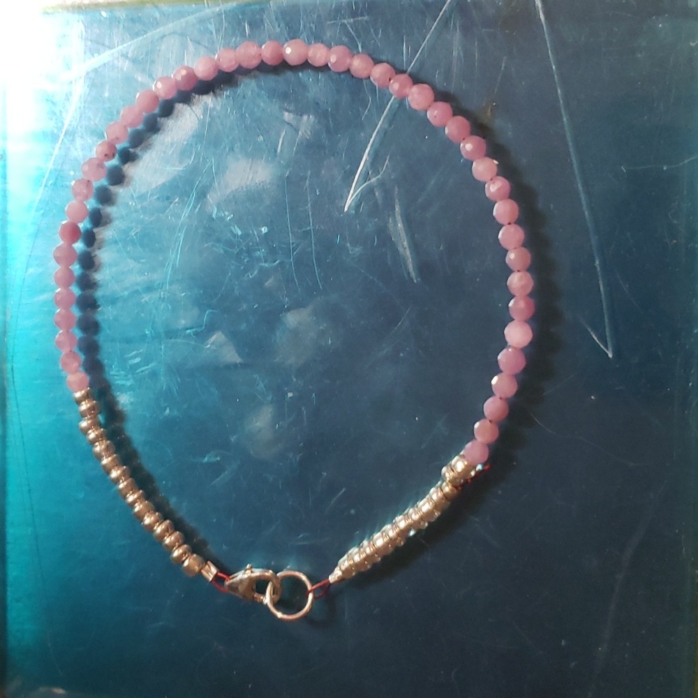 Natural ruby bracelet 925 - Picture 2 of 5